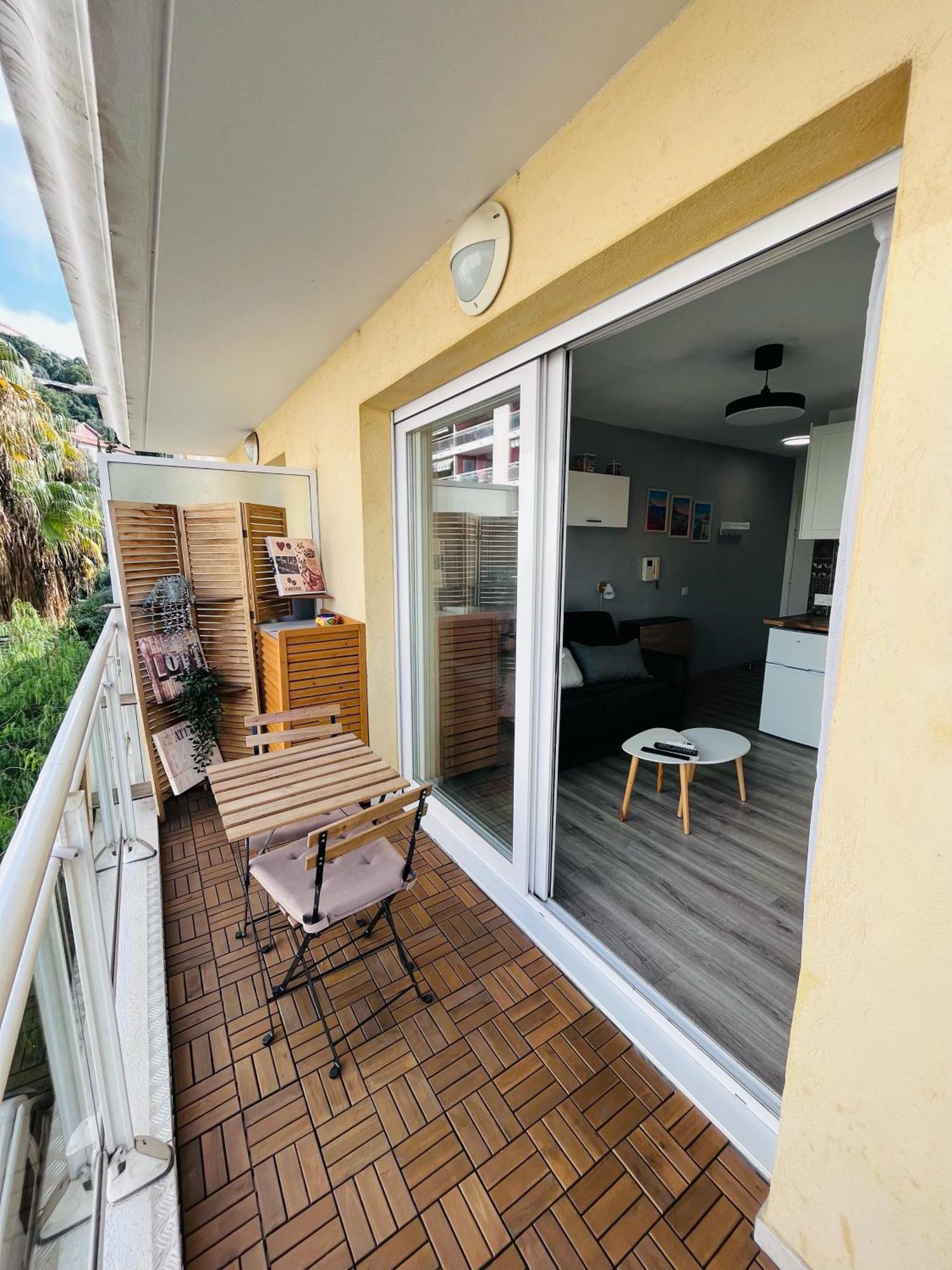 Studio Terrasse Et Parking Prive Nice Buitenkant foto