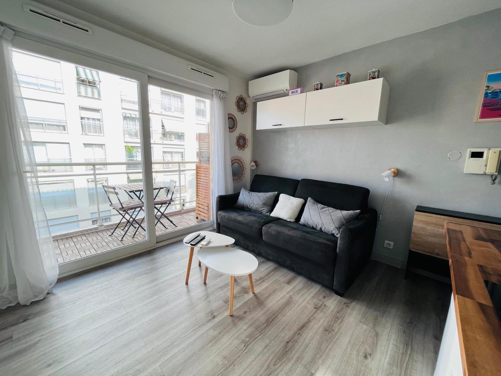 Studio Terrasse Et Parking Prive Nice Buitenkant foto